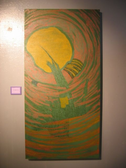 Painting titled "The Night Alone" by Evan Bejec, Original Artwork