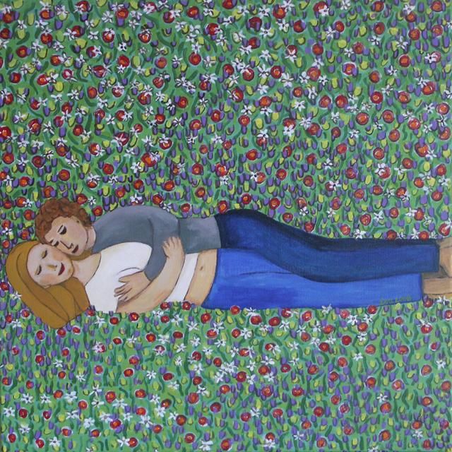 Collages intitulée "Souvenir de sieste" par Eva Rouwens, Œuvre d'art originale