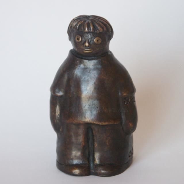 Rzeźba zatytułowany „Wim - bronze 2/8 12…” autorstwa Eva Rouwens, Oryginalna praca