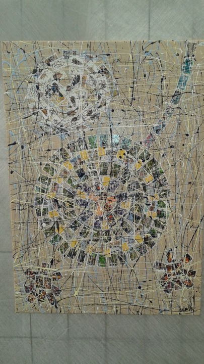 Peinture intitulée "20140906-141157.jpg" par Eve Baloutch (Wond'AwA), Œuvre d'art originale,