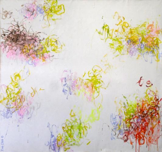 Peinture intitulée "20 novembre 2010" par Eve Clair, Œuvre d'art originale, Huile