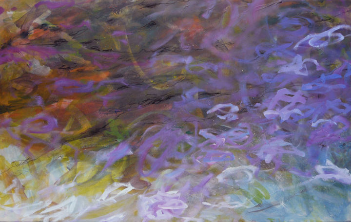 Malerei mit dem Titel "1er mars 2013" von Eve Clair, Original-Kunstwerk, Öl