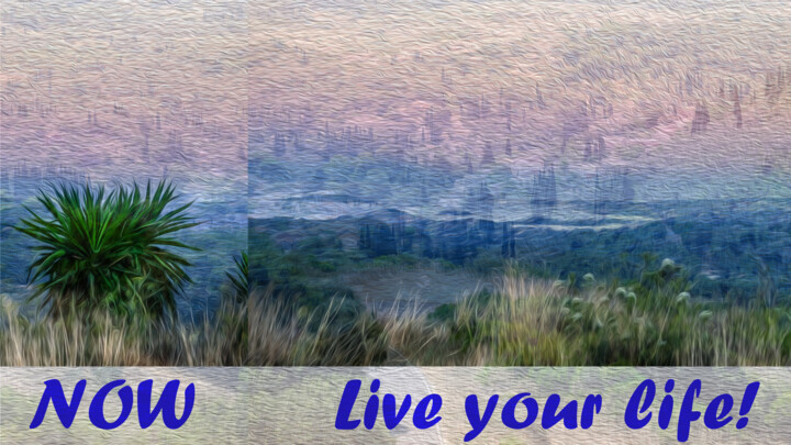 Photography titled "Live your life" by Evelyn Cerys, Original Artwork, Collages
