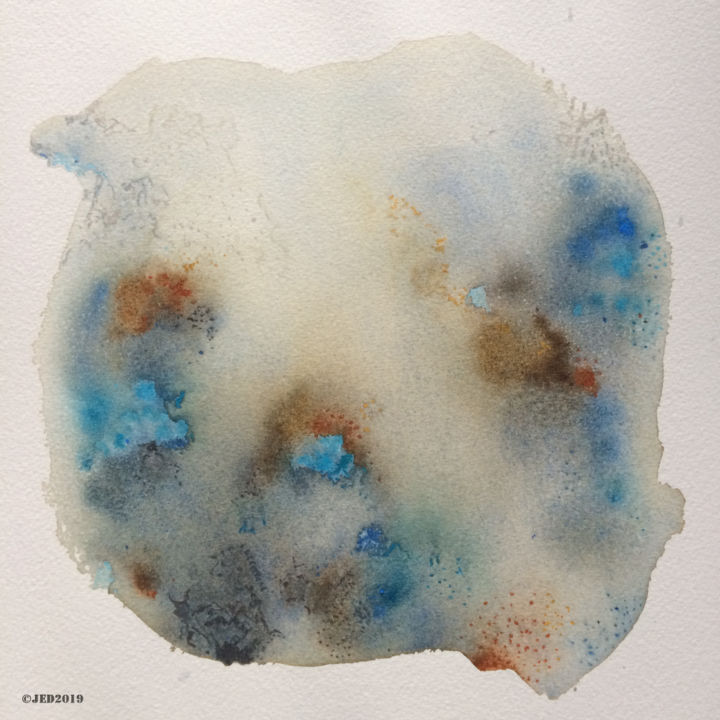 Peinture intitulée "Aquarelle 4" par Evelyne Joaüs, Œuvre d'art originale, Aquarelle