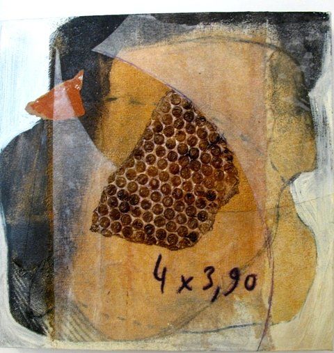 Peinture intitulée "4X3.90" par Evelyne Dominault, Œuvre d'art originale, Huile