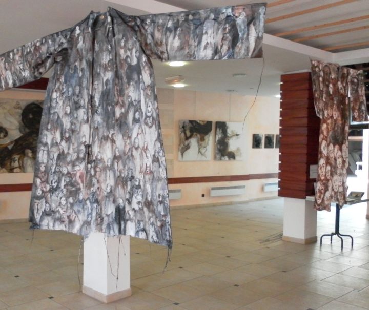 Art textile intitulée "sam-0018.jpg" par Evelyne Dominault, Œuvre d'art originale,
