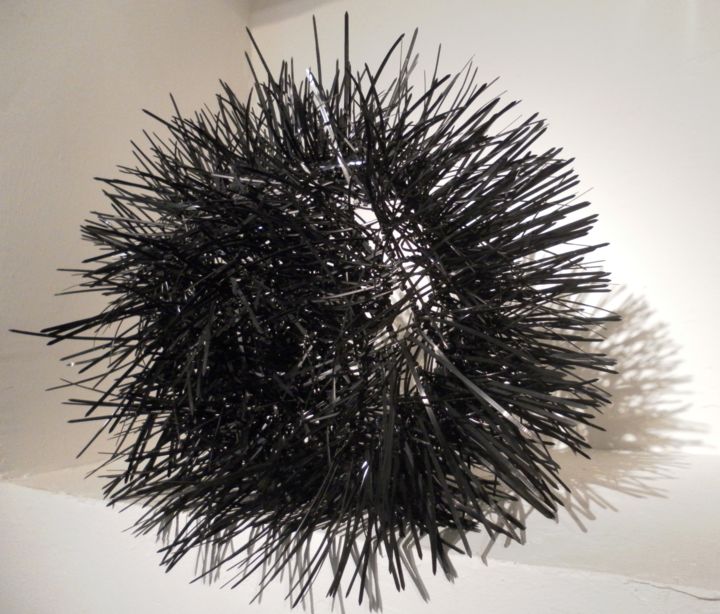 Sculpture intitulée "ourisson1 -40x50x50…" par Evelyne Dominault, Œuvre d'art originale, Techniques mixtes