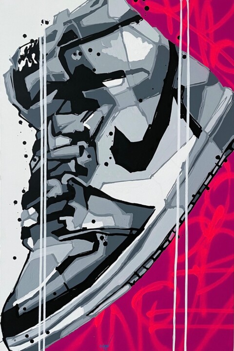 Pintura titulada "The Jumpman Chronic…" por Esteban Vera, Obra de arte original, Acrílico