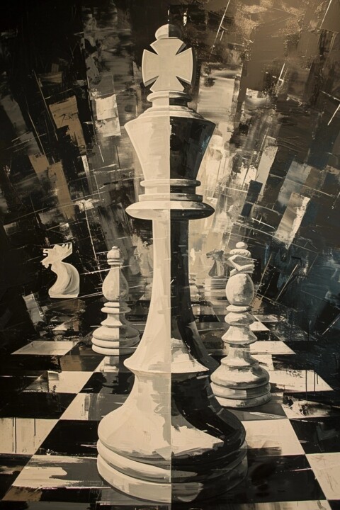 Картина под названием "Интерьерная картина…" - Евгения Дувакина, Подлинное произведение искусства, Масло
