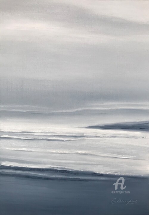 Ζωγραφική με τίτλο "Pacific Ocean" από Evgenia Kiperiya, Αυθεντικά έργα τέχνης, Λάδι