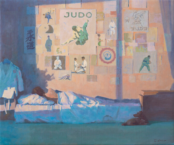 Картина под названием "И во сне и на яву" - Евгений Уткин, Подлинное произведение искусства, Масло