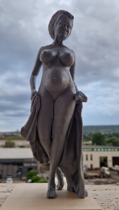 Sculpture intitulée "Bathsheba's sorrow" par Evgeny Gitin, Œuvre d'art originale, Argile