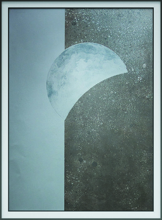 Printmaking titled "K2-18b – PLANETARIUM" by Ewa.Mocha, Original Artwork, Analog Print