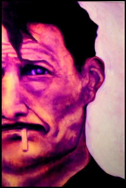 Pittura intitolato "Orwell" da Exhibit01, Opera d'arte originale