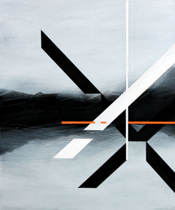 Painting titled "Abstract_213" by Ernst Kruijff, Original Art, Acrylic