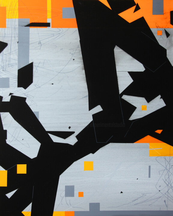 Peinture intitulée "Bold_231" par Ernst Kruijff, Œuvre d'art originale, Acrylique