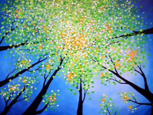 Peinture intitulée "Spring is in the air" par Clementine Iyer, Œuvre d'art originale, Autre