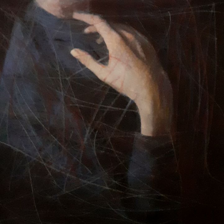 Pittura intitolato "dimmi....?" da Fabrizio Avena, Opera d'arte originale, Pastello