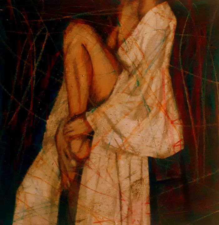 Pittura intitolato "sono cosi" da Fabrizio Avena, Opera d'arte originale, Pastello