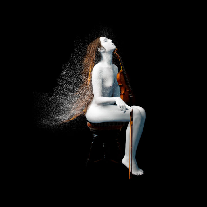 Photography titled "Le Violon de Crémone" by Fab Le Blanc, Original Artwork, Digital Photography