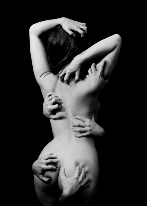 Photographie intitulée "The Hands" par Fab Le Blanc, Œuvre d'art originale, Photographie numérique