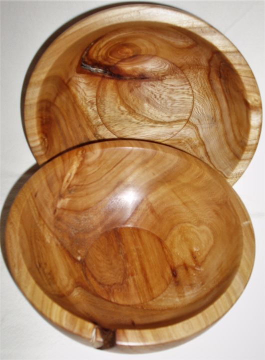 Design titled "Elm twins" by Faber Artisan, Original Artwork, Wood