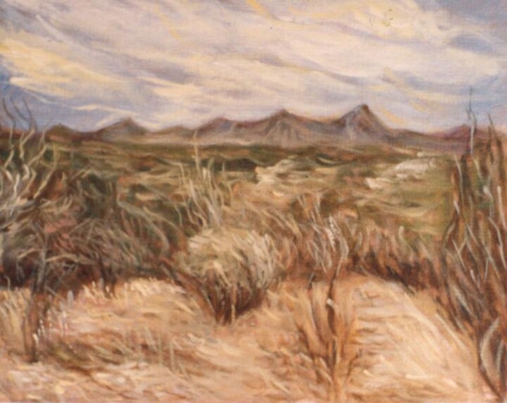 Painting titled "landscape" by Fabian Guerrero, Original Artwork
