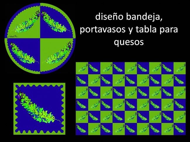 Digital Arts με τίτλο "diseños para bandej…" από Fabiana Flores Prieto, Αυθεντικά έργα τέχνης