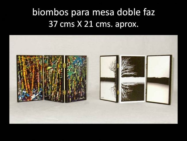 Digital Arts titled "biombos para mesa." by Fabiana Flores Prieto, Original Artwork