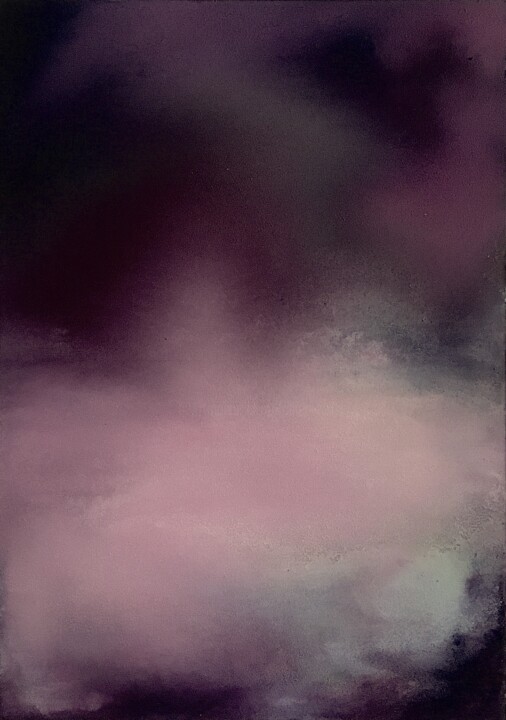 Картина под названием ""02.02.2022"" - Fabien Ballif, Подлинное произведение искусства, Темпера Установлен на Деревянная рам…