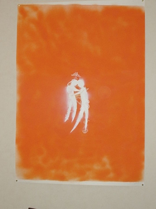Peinture intitulée "lovers.jpg" par Fabien Piquet, Œuvre d'art originale