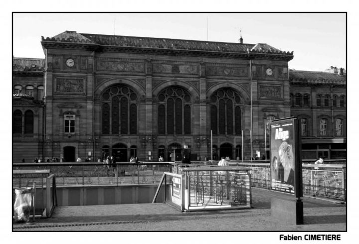 Photography titled "La gare" by Fabien Cimetière, Original Artwork