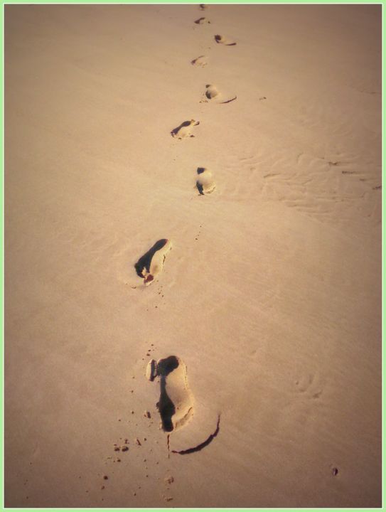 Photographie intitulée "quelques-pas." par Fabienne Deguines, Œuvre d'art originale