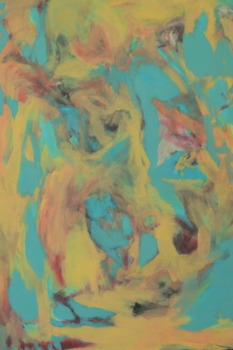 Peinture intitulée "haicoup" par Antoinette Sanchez, Œuvre d'art originale, Acrylique Monté sur Châssis