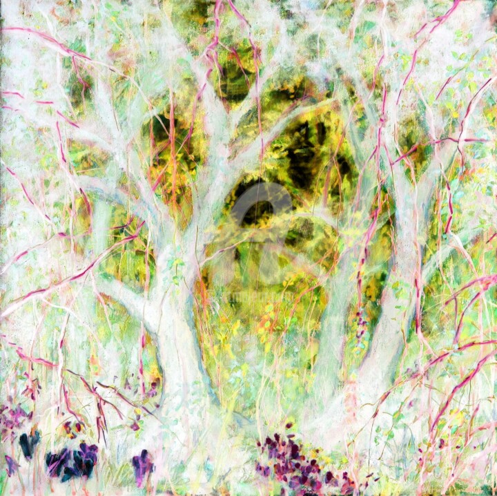 Arts numériques intitulée "Rêve de forêt II" par Fabienne Monestier, Œuvre d'art originale, Autre