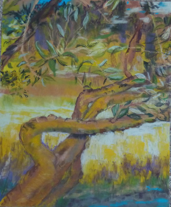 Картина под названием "olivier.jpg" - Munro, Подлинное произведение искусства, Пастель