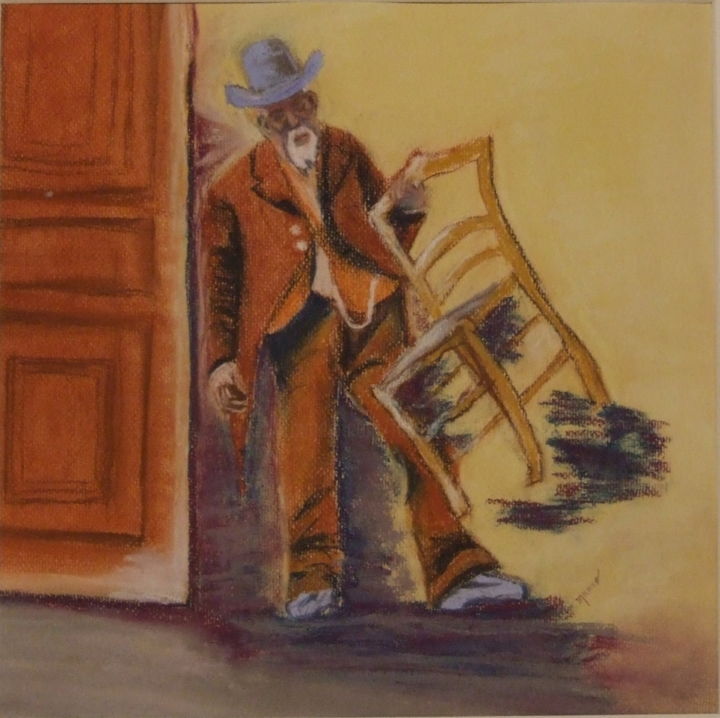 Peinture intitulée "grand-pere-cezane" par Munro, Œuvre d'art originale, Autre