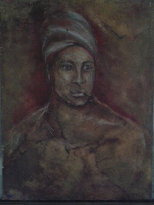 Peinture intitulée "L'at de la guerre" par Fabienne Yvos, Œuvre d'art originale,
