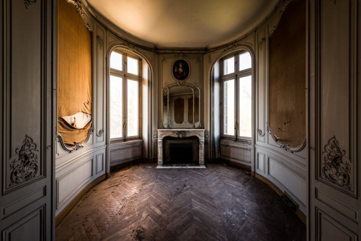 Photographie intitulée "Chambre dans un châ…" par Fabien Sans, Œuvre d'art originale, Photographie numérique