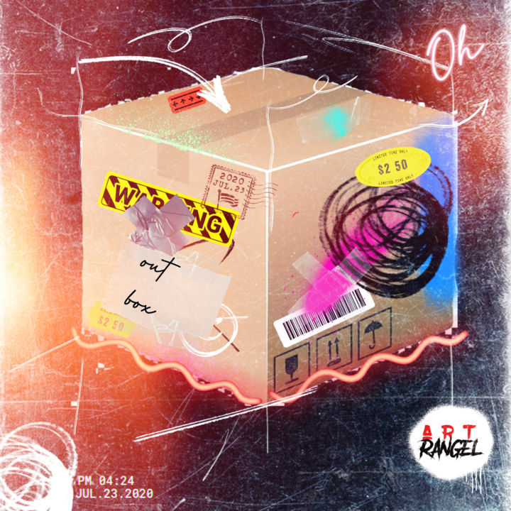 Digital Arts titled "Out Box" by Fabio Rangel, Original Art, Photo Montage
