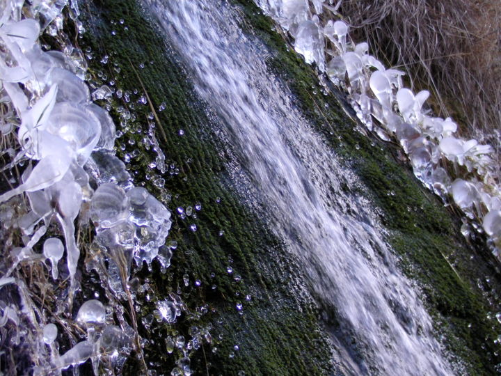 摄影 标题为“perles de glace” 由Fabrider73, 原创艺术品