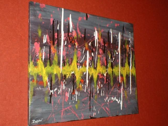 Painting titled "abstrait 3" by Fabrice Barsi, Original Artwork
