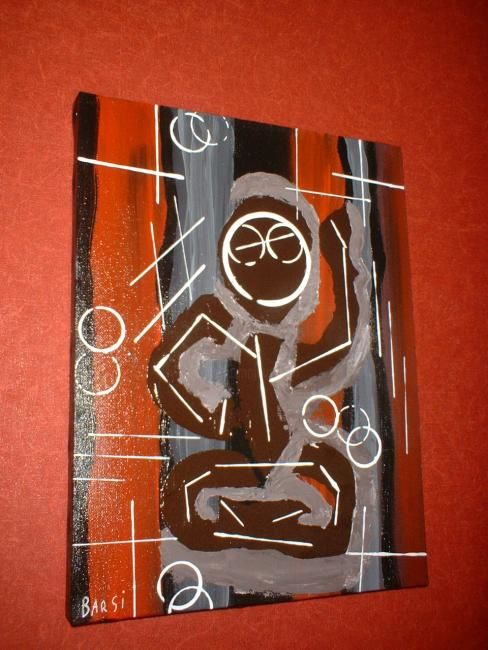 Painting titled "moi" by Fabrice Barsi, Original Artwork