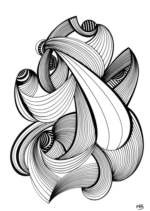 Dibujo titulada "Connexions" por Fabrice Cadet, Obra de arte original, Fotografía digital