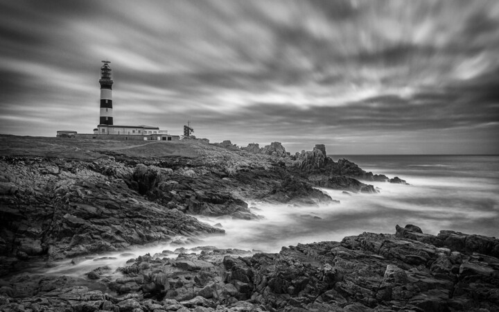 Photography titled "Ouessant" by Fabrice Gallou, Original Artwork, Digital Photography Mounted on Aluminium