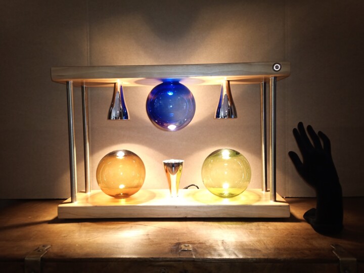 Sculpture titled "SPHERES - 785€" by Fabrice Taudin, Original Artwork, Glass