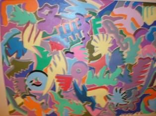 Painting titled "FAB9" by Fabrice Galland, Original Artwork, Oil