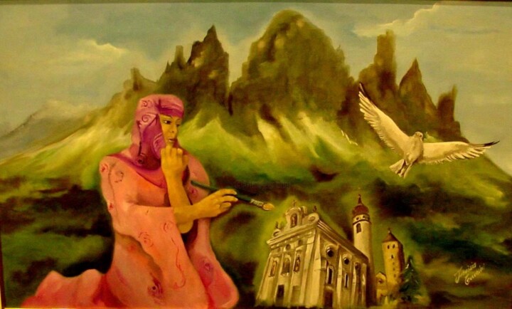Peinture intitulée "Amare le Differenze" par Fabrizia Tocchini, Œuvre d'art originale, Huile
