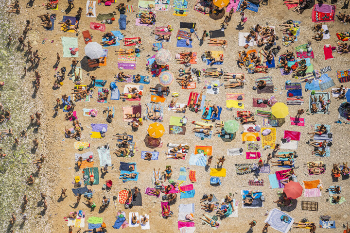 Φωτογραφία με τίτλο "On the Beach" από Fabrizio Villa, Αυθεντικά έργα τέχνης, Ψηφιακή φωτογραφία