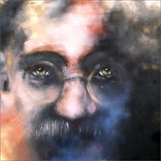 Painting titled "Gandhi" by Mcmaster Fine Art, Llc, Original Artwork